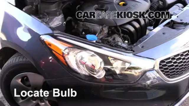 2014 Kia Forte LX 1.8L 4 Cyl. Éclairage Feu clignotant avant (remplacer l'ampoule)